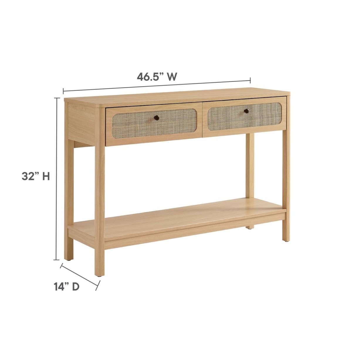 Chaucer Wood Entryway Console Table - BUILDMYPLACE