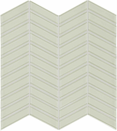 Chevron Element Sand Light Colors Glass Mosaic - BUILDMYPLACE