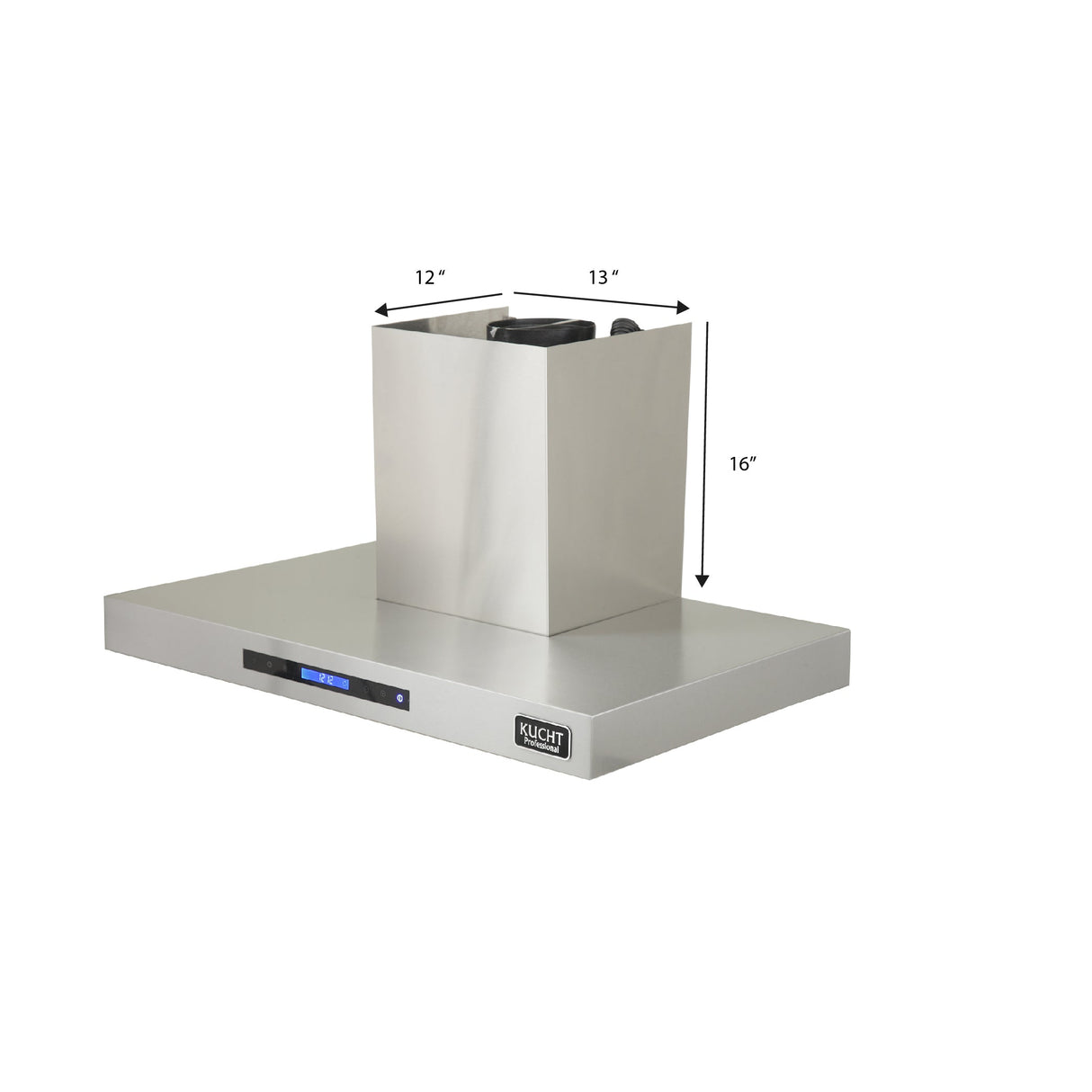 KUCHT 36 in. Professional Wall Mounted Range Hood 900CFM in Stainless Steel KRH 11A