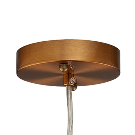 Circulus Chrome Gray Ribbed Glass Indoor & Outdoor Pendant Light - BUILDMYPLACE