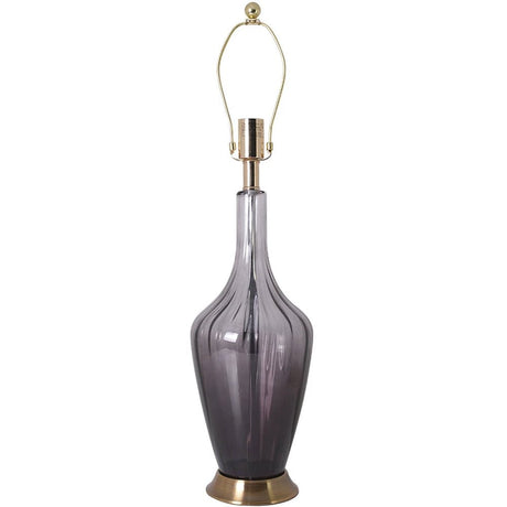 Clavel Translucent Glass Table Lamp 31 Inch - Gray Ombre/Golden Yarn Shade (Set of 2) - BUILDMYPLACE