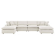 Commix Down Filled Overstuffed Boucle 6 - Piece Sectional Sofa - BUILDMYPLACE