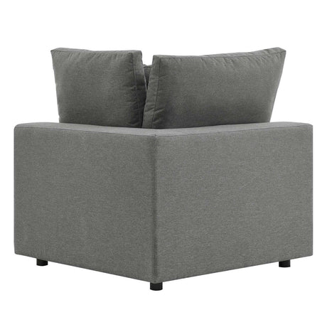 Commix Overstuffed Outdoor Patio Loveseat - BUILDMYPLACE