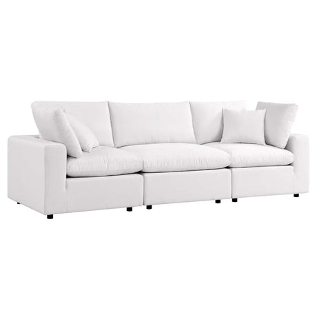 Commix Overstuffed Outdoor Patio Sofa - BUILDMYPLACE