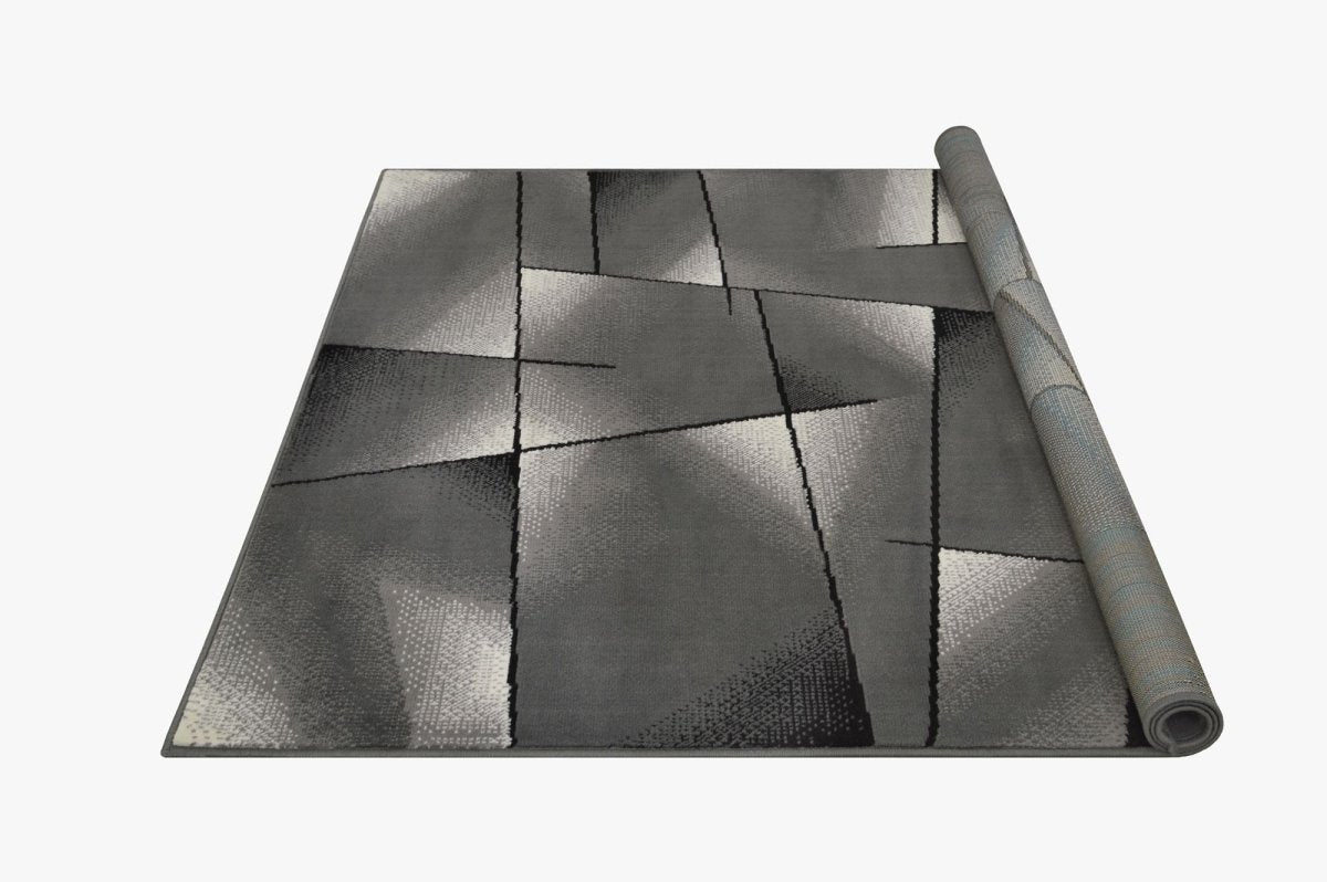 Contempo 41 Area Rugs Grey Rectangle 5 - X - 7 - BUILDMYPLACE