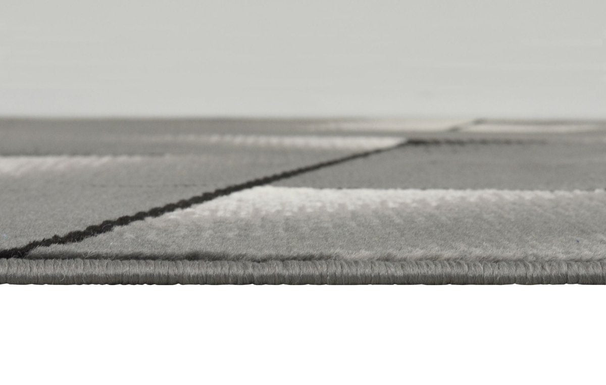 Contempo 41 Area Rugs Grey Rectangle 5 - X - 7 - BUILDMYPLACE