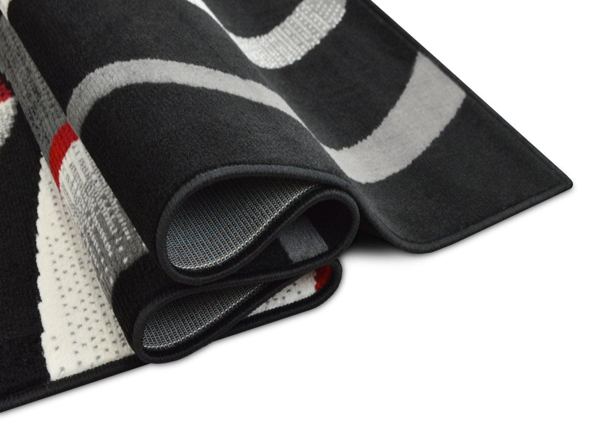 Contempo 45 Area Rugs Fireball Rectangle 5 - X - 7 - BUILDMYPLACE