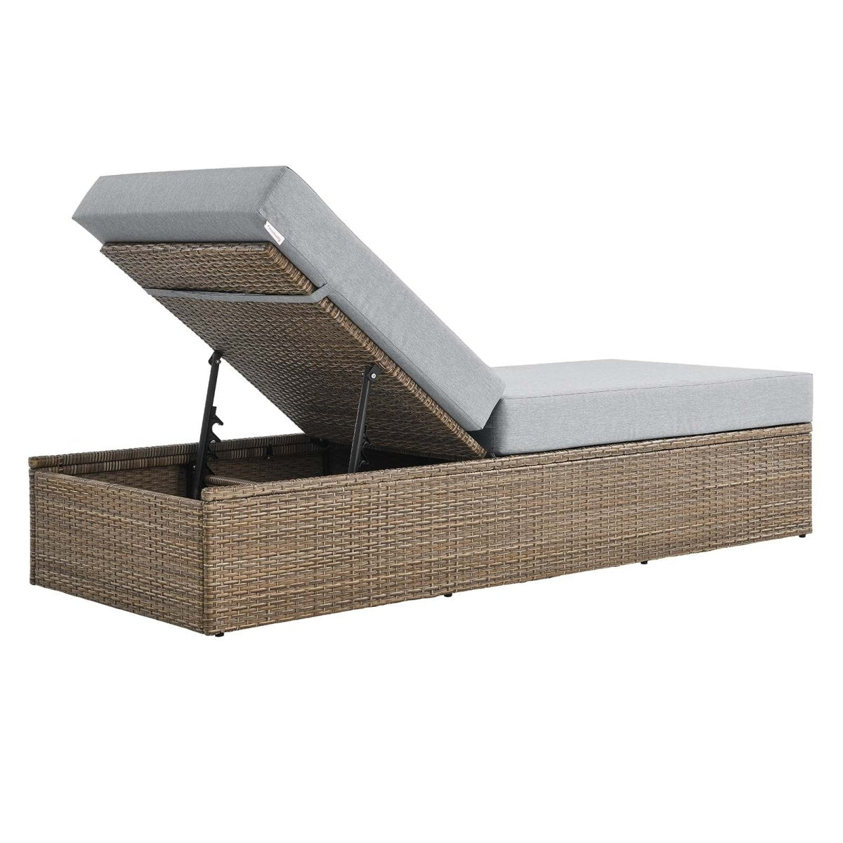 Convene Outdoor Patio Chaise Lounge Chair - BUILDMYPLACE