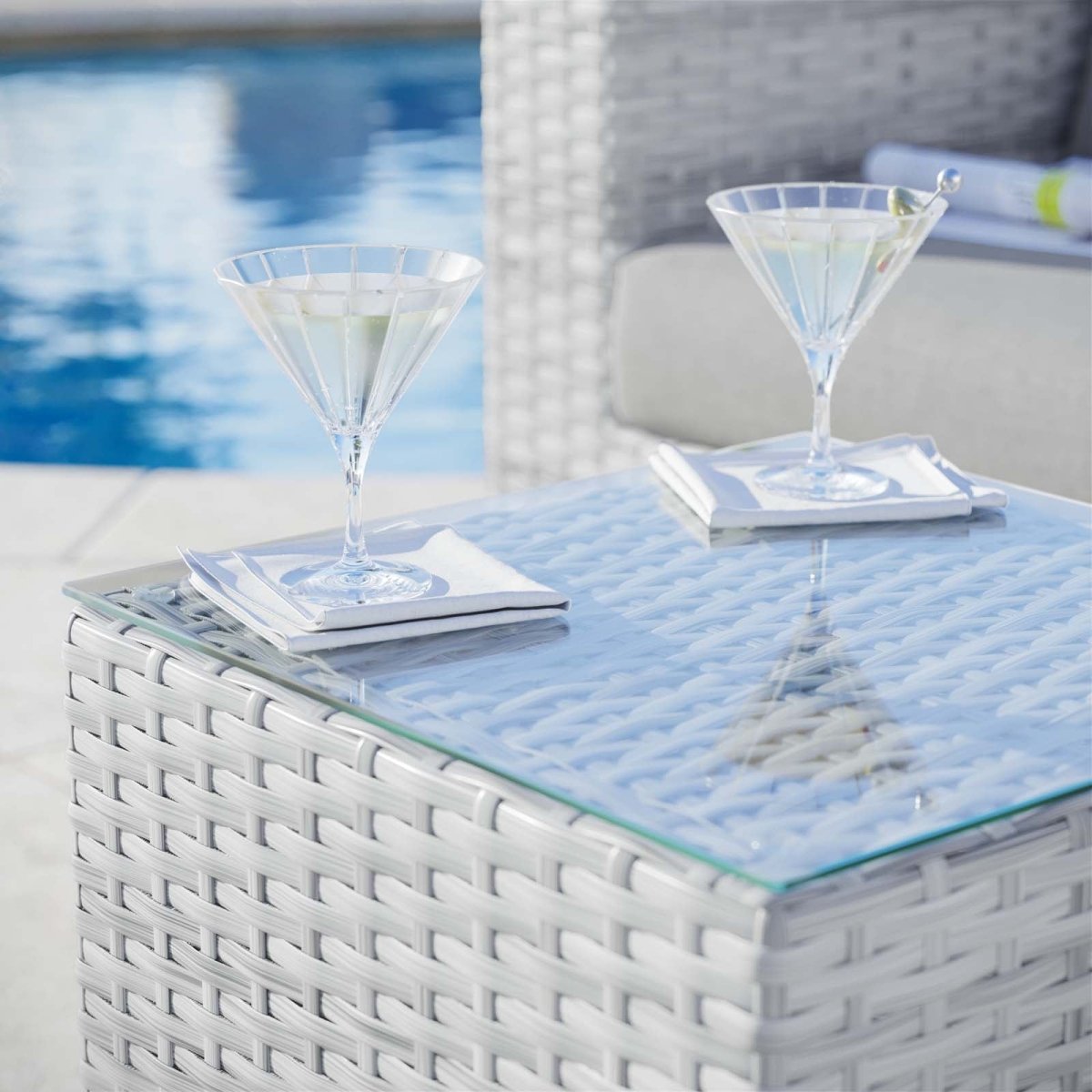 Convene Outdoor Patio Side Table - BUILDMYPLACE