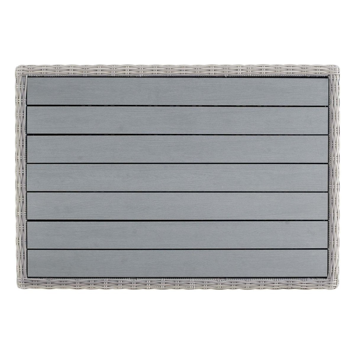 Conway 32" Outdoor Patio Wicker Rattan Coffee Table - BUILDMYPLACE