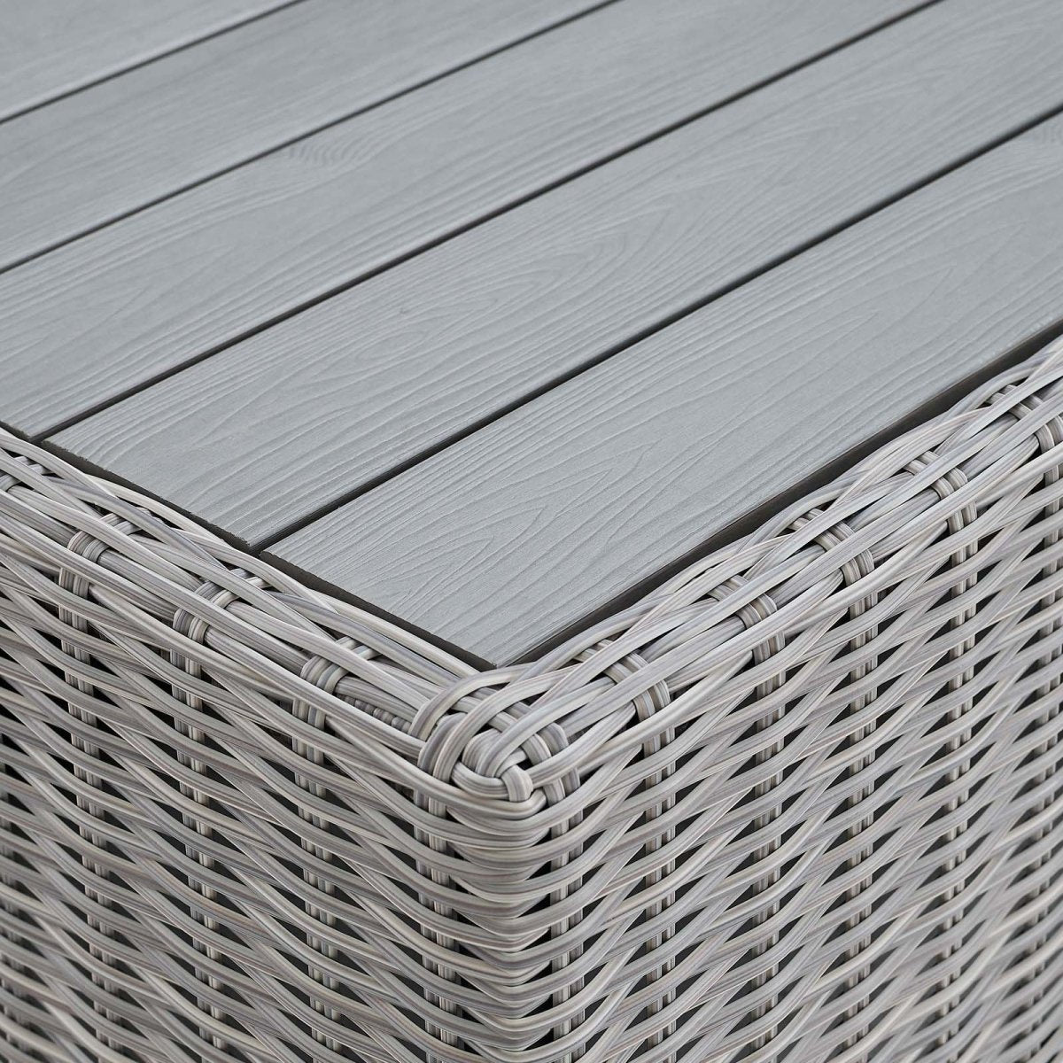 Conway 32" Outdoor Patio Wicker Rattan Coffee Table - BUILDMYPLACE