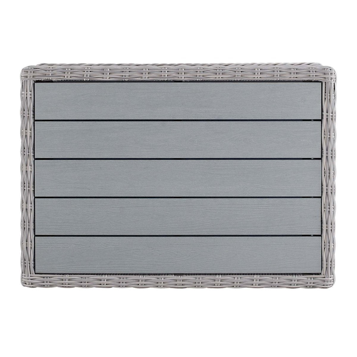 Conway 45" Outdoor Patio Wicker Rattan Coffee Table - BUILDMYPLACE