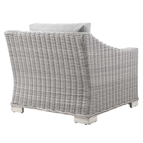 Conway Outdoor Patio Wicker Rattan Armchair - BUILDMYPLACE