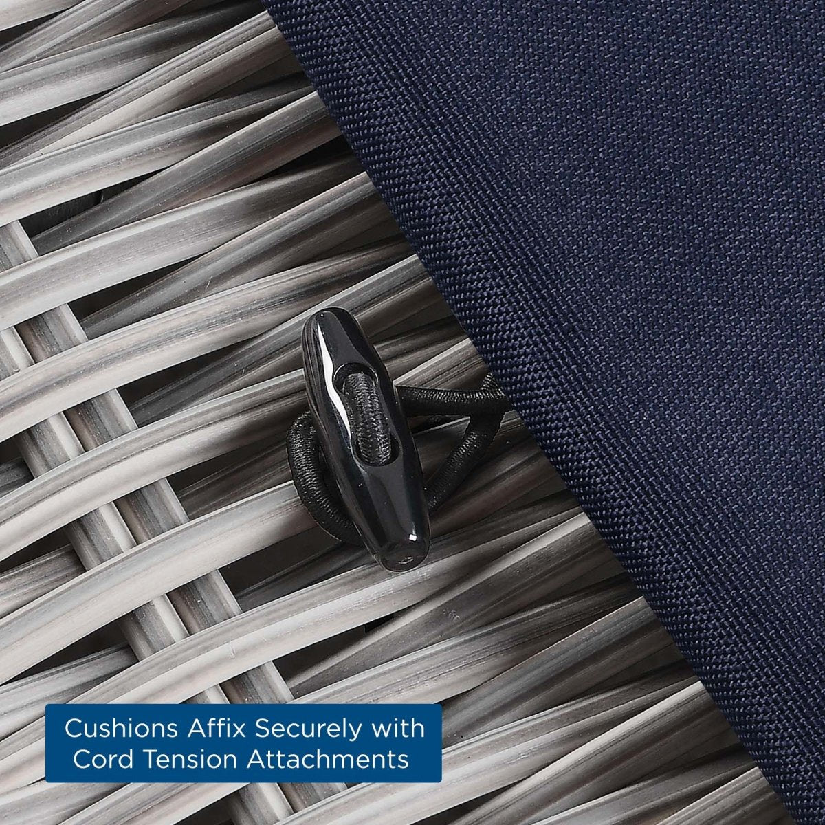 Conway Outdoor Patio Wicker Rattan Loveseat - BUILDMYPLACE