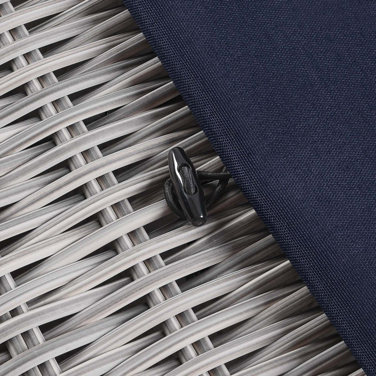 Conway Outdoor Patio Wicker Rattan Ottoman - BUILDMYPLACE