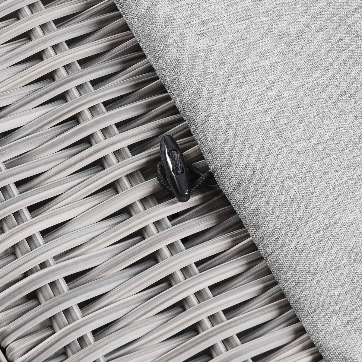 Conway Outdoor Patio Wicker Rattan Ottoman - BUILDMYPLACE