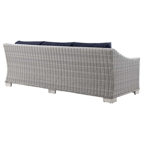 Conway Outdoor Patio Wicker Rattan Sofa - BUILDMYPLACE