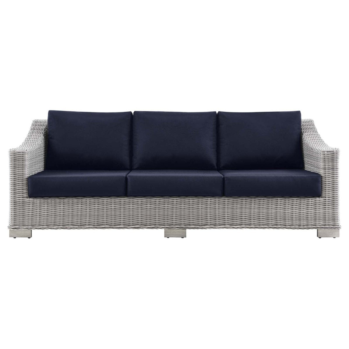Conway Outdoor Patio Wicker Rattan Sofa - BUILDMYPLACE