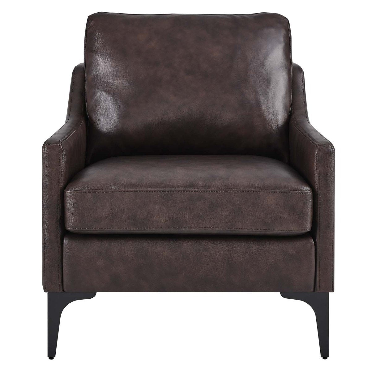 Corland Leather Armchair - BUILDMYPLACE