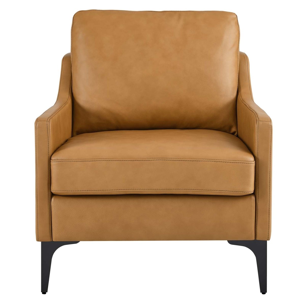Corland Leather Armchair - BUILDMYPLACE