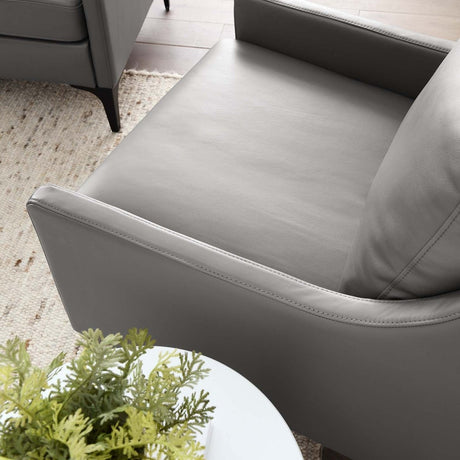 Corland Leather Armchair - BUILDMYPLACE