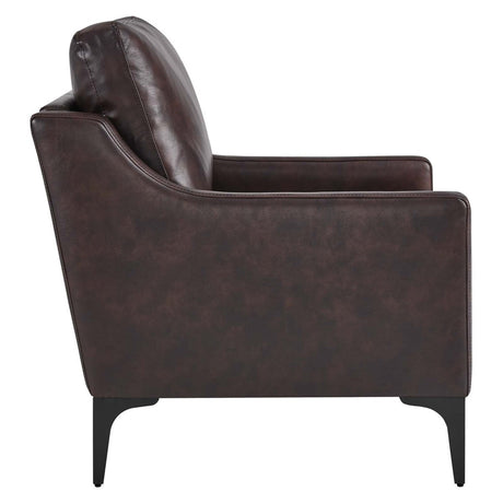 Corland Leather Armchair - BUILDMYPLACE