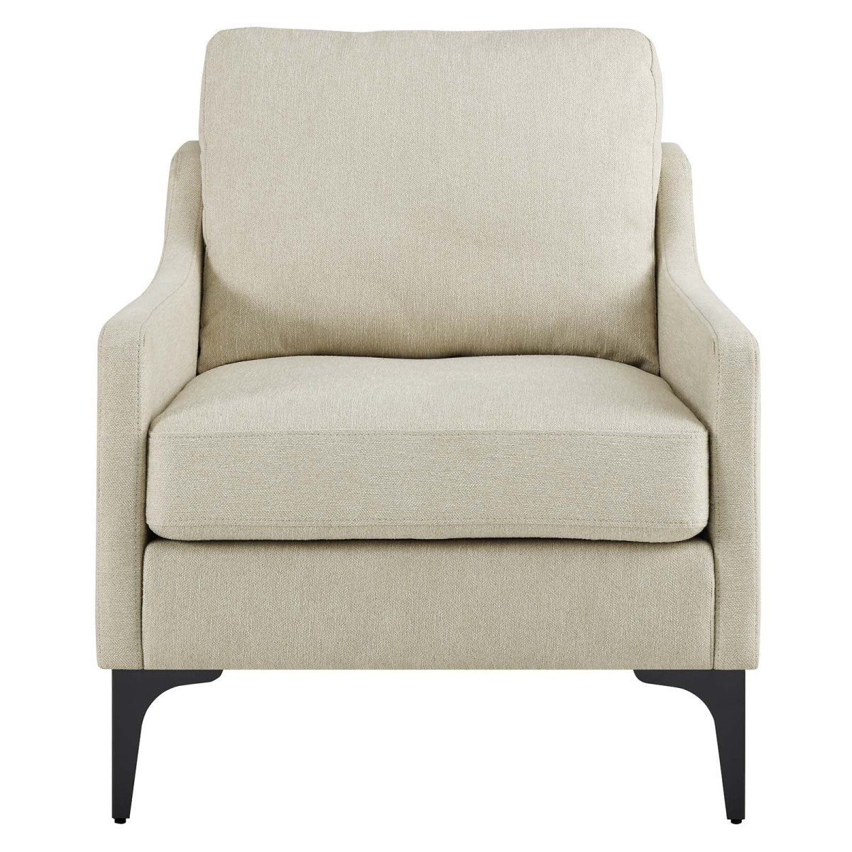 Corland Upholstered Fabric Armchair - BUILDMYPLACE