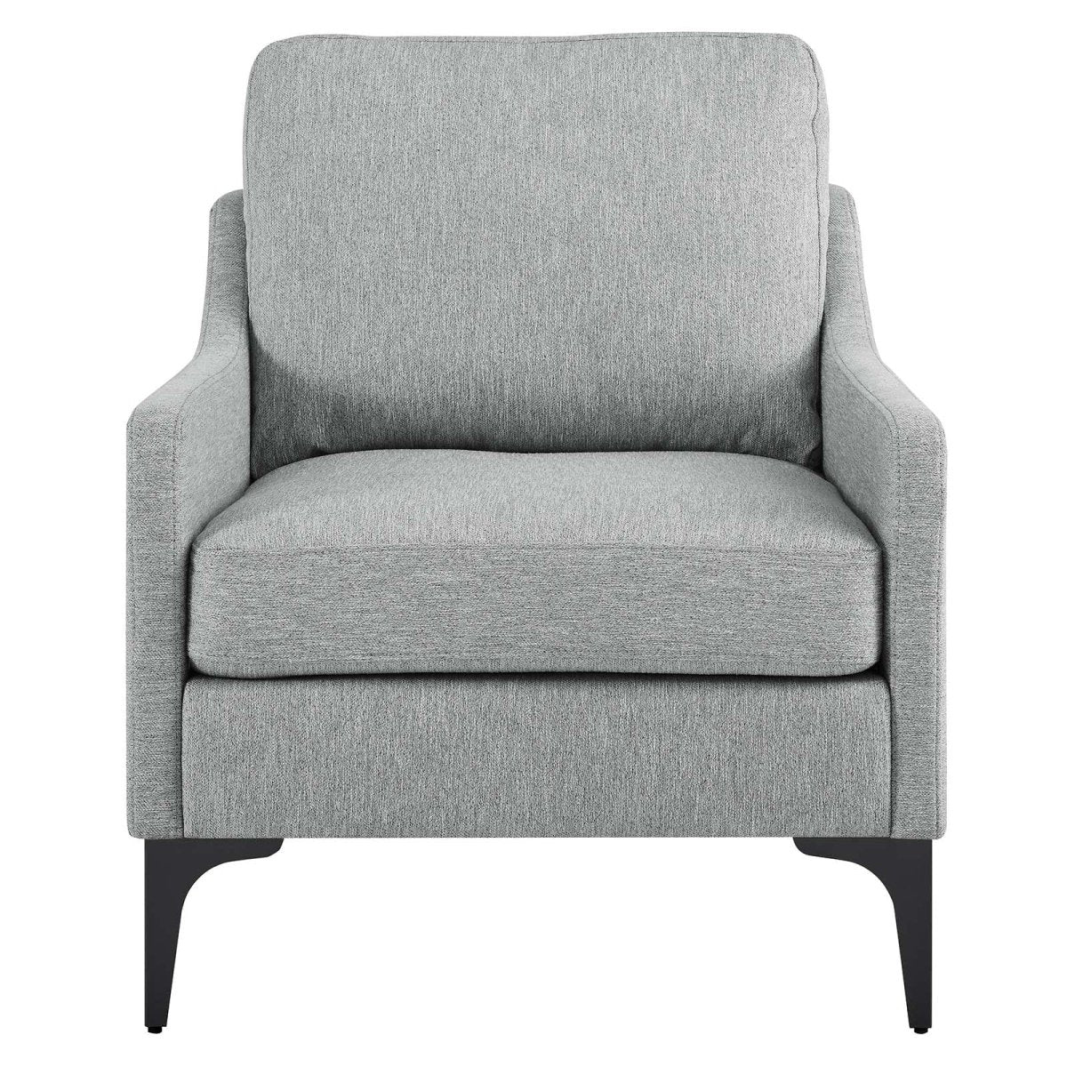 Corland Upholstered Fabric Armchair - BUILDMYPLACE
