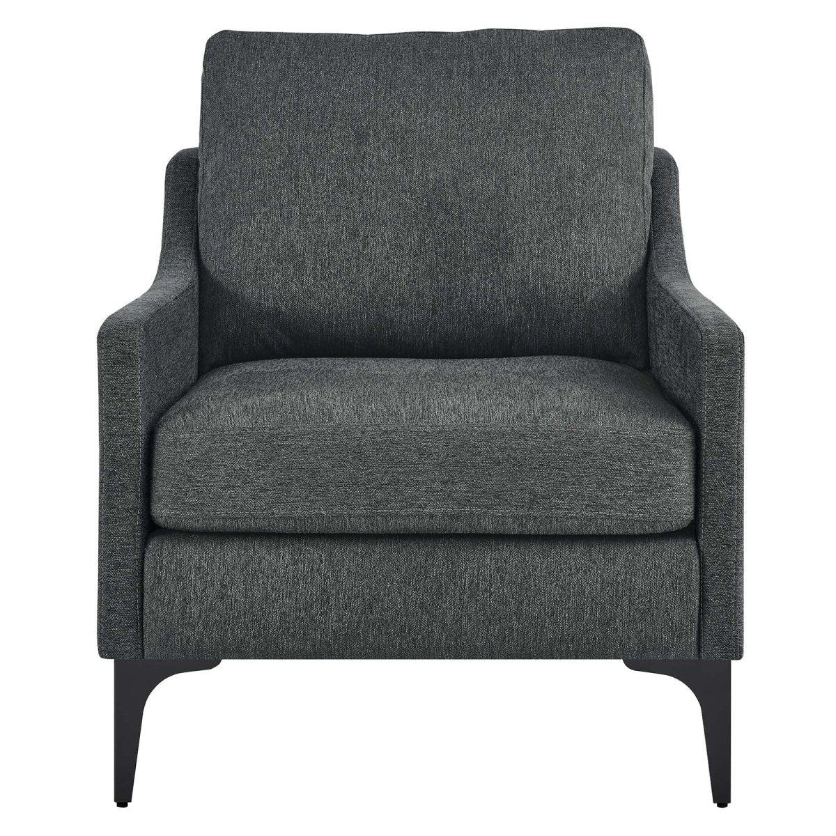 Corland Upholstered Fabric Armchair - BUILDMYPLACE