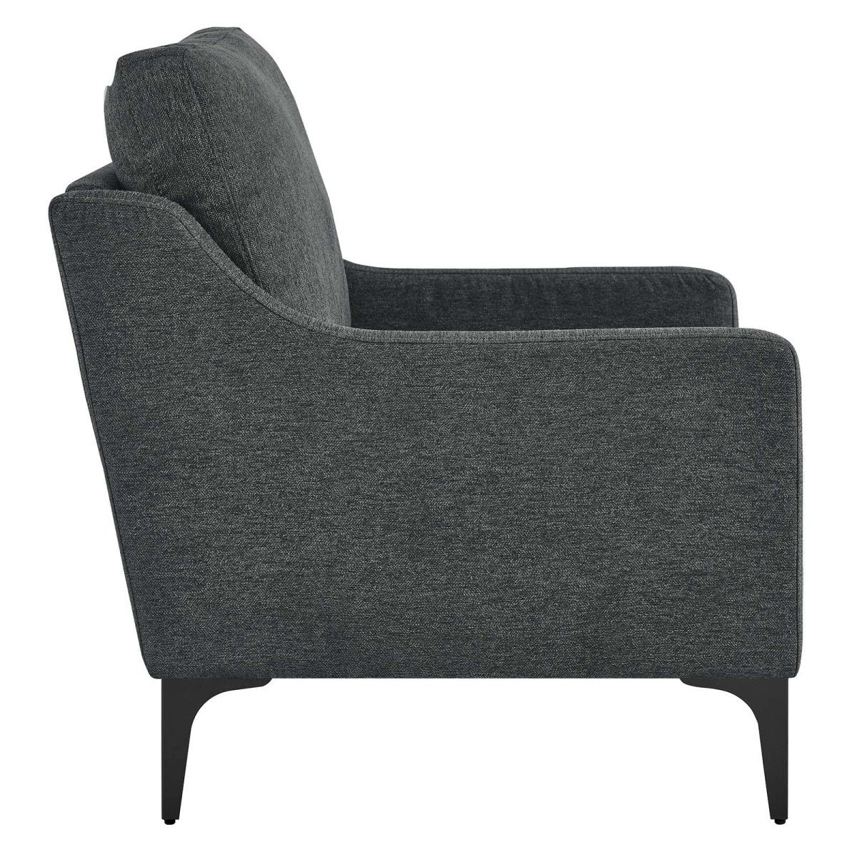 Corland Upholstered Fabric Armchair - BUILDMYPLACE