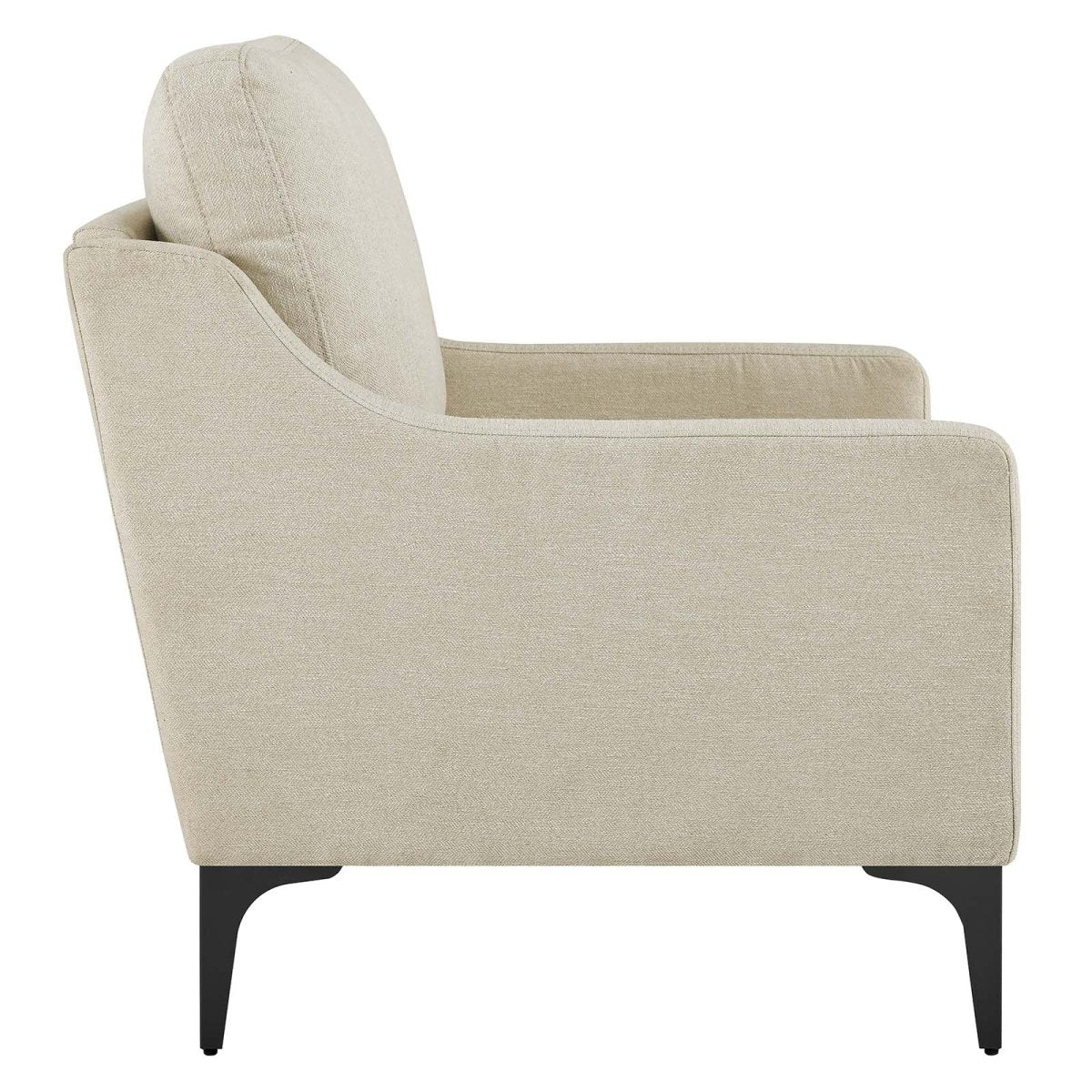Corland Upholstered Fabric Armchair - BUILDMYPLACE