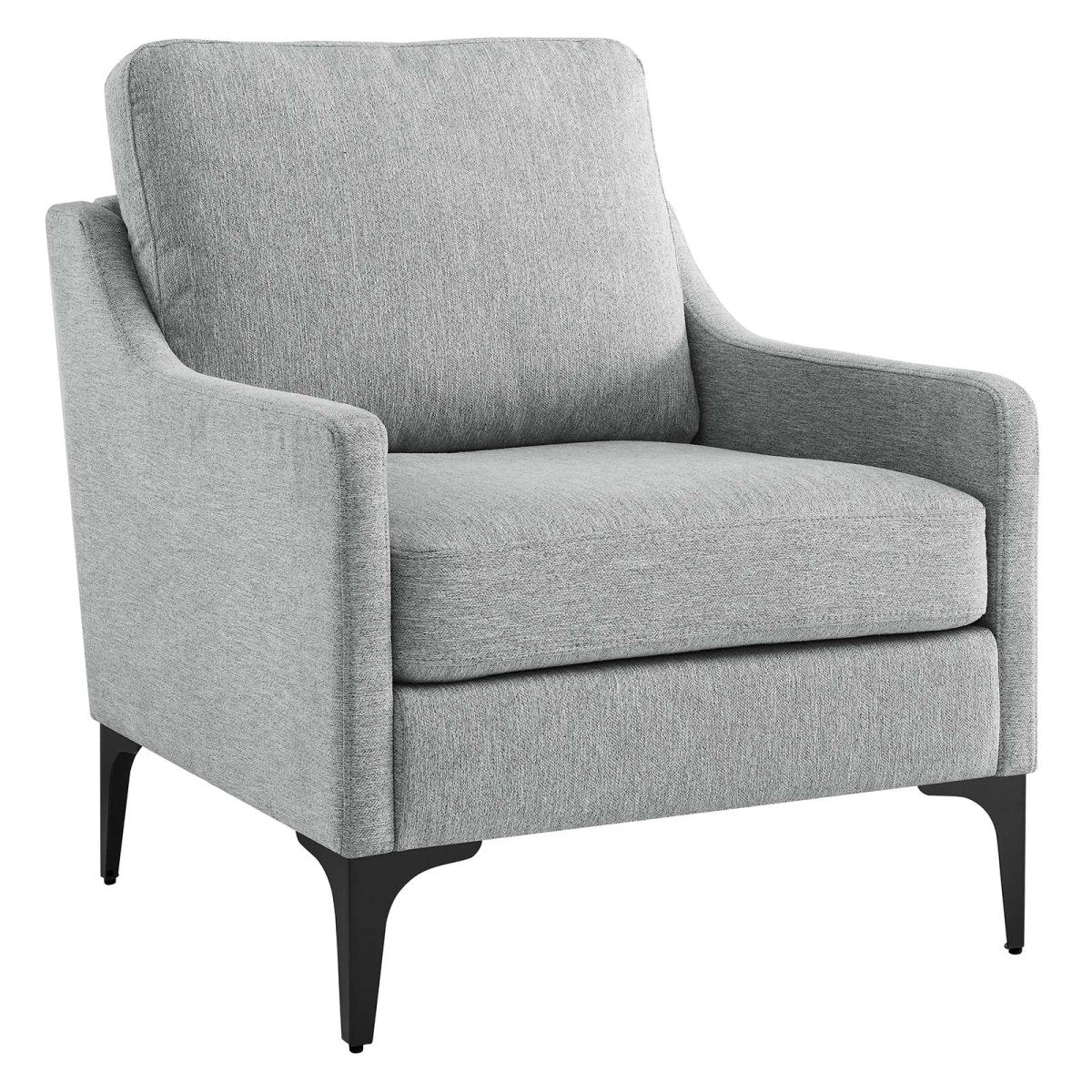 Corland Upholstered Fabric Armchair - BUILDMYPLACE