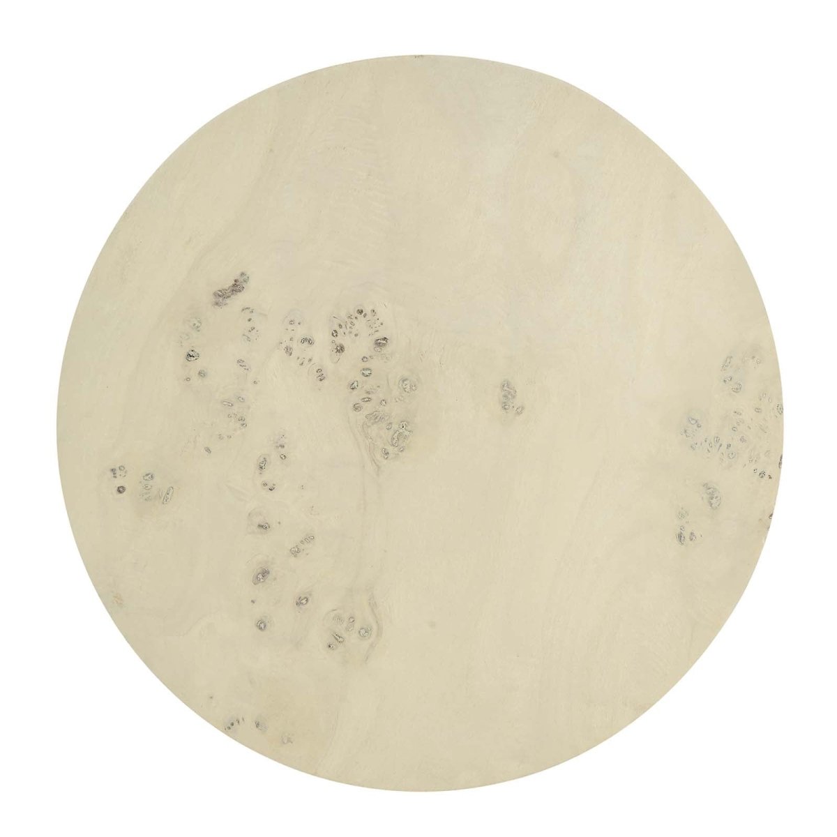 Cosmos 16" Round Burl Wood Side Table - BUILDMYPLACE
