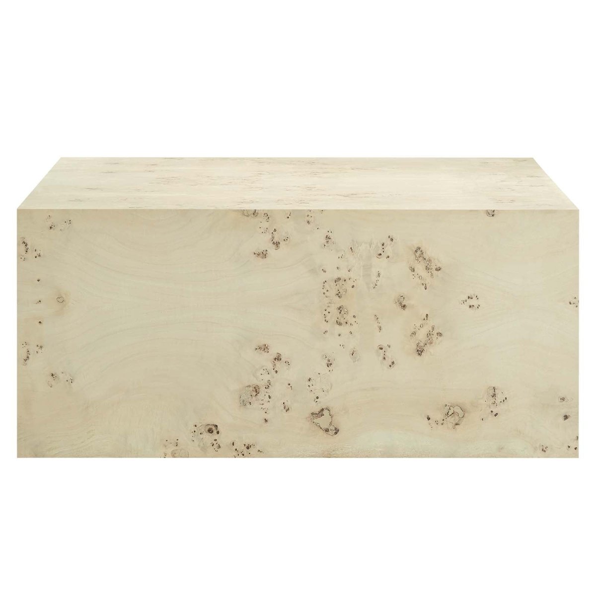 Cosmos 36" Square Burl Wood Coffee Table - BUILDMYPLACE