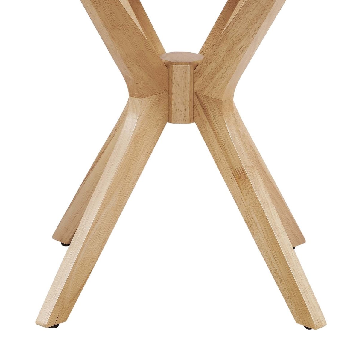 Crossroads 24" Round Wood Side Table - BUILDMYPLACE