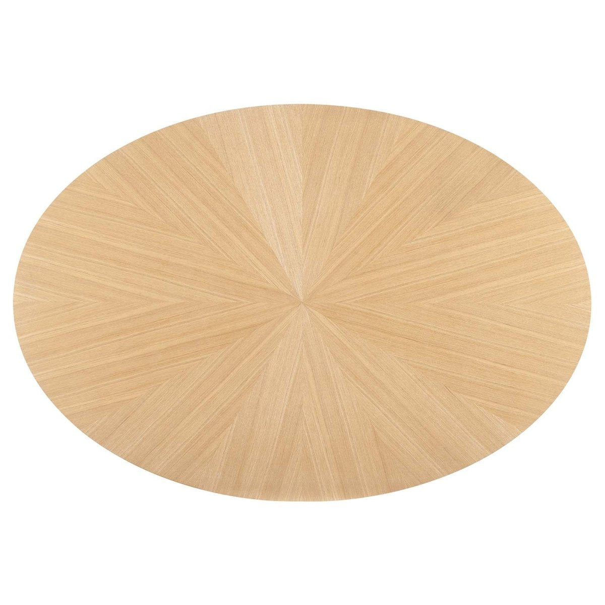 Crossroads 63" Oval Wood Dining Table - BUILDMYPLACE