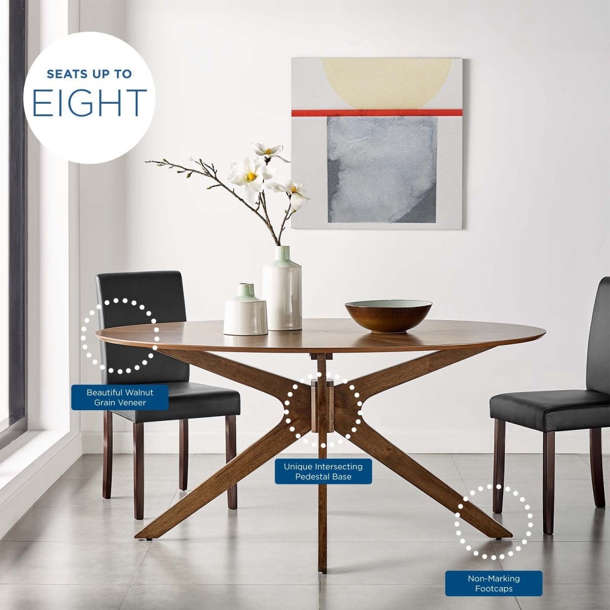 Crossroads Wood Dining Table - BUILDMYPLACE