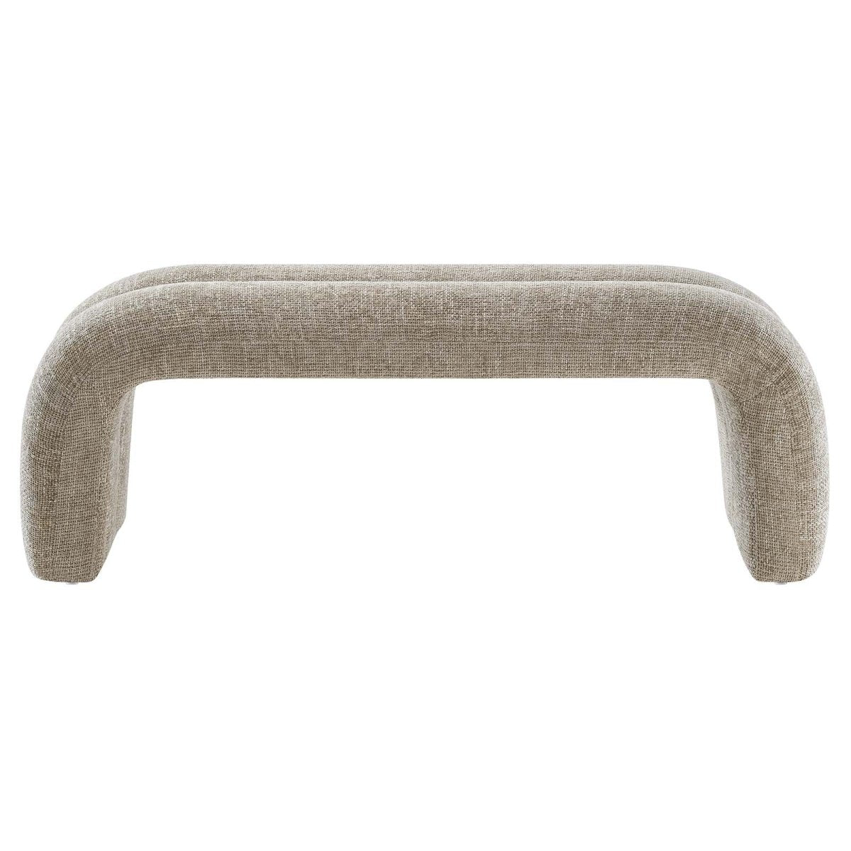 Dax 50.5" Chenille Upholstered Accent Bench - BUILDMYPLACE