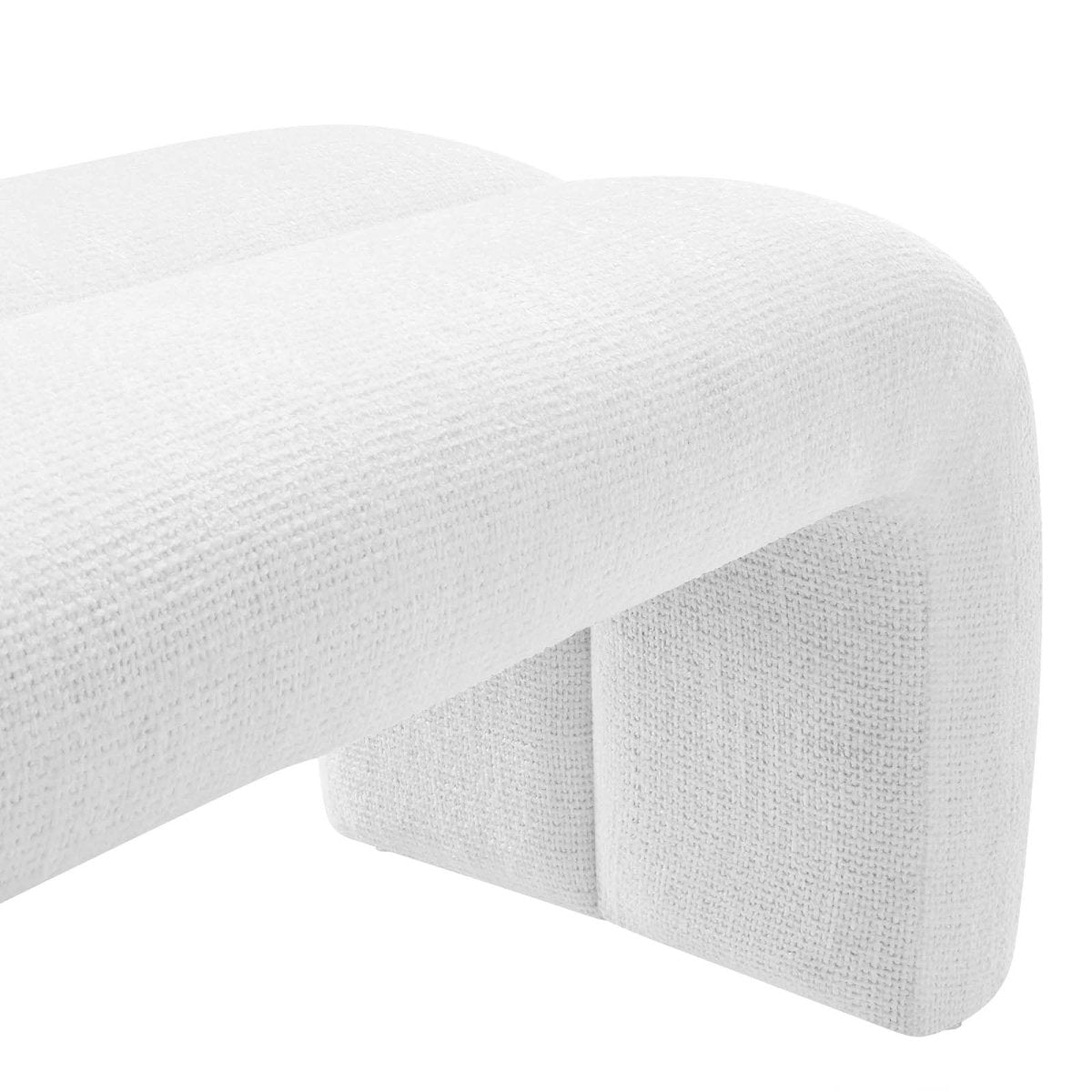 Dax 50.5" Chenille Upholstered Accent Bench - BUILDMYPLACE