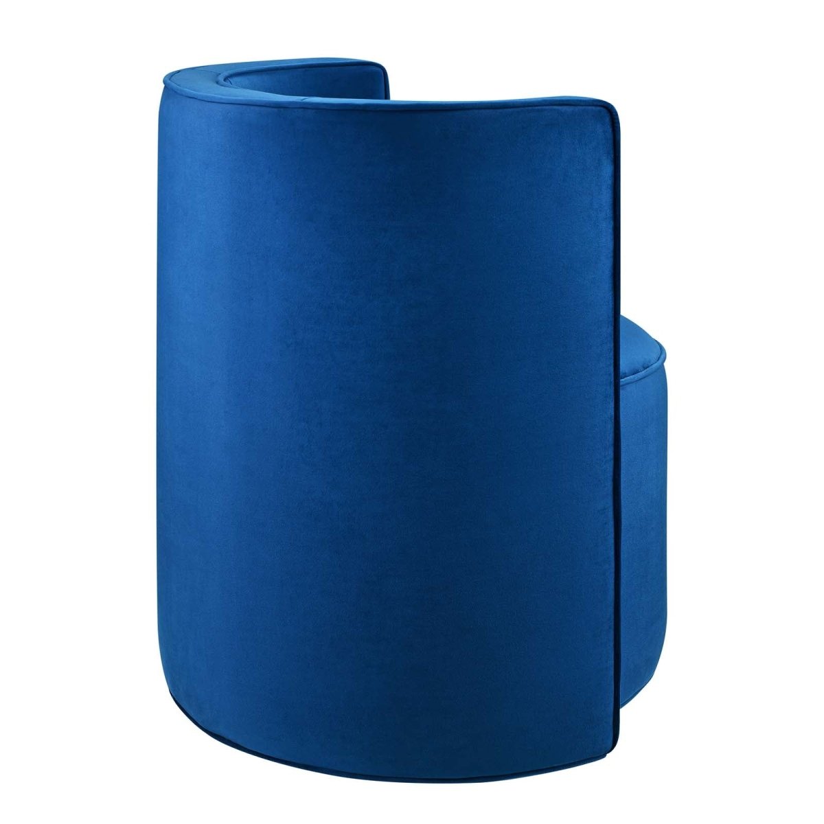 Della Performance Velvet Fabric Swivel Chair - BUILDMYPLACE