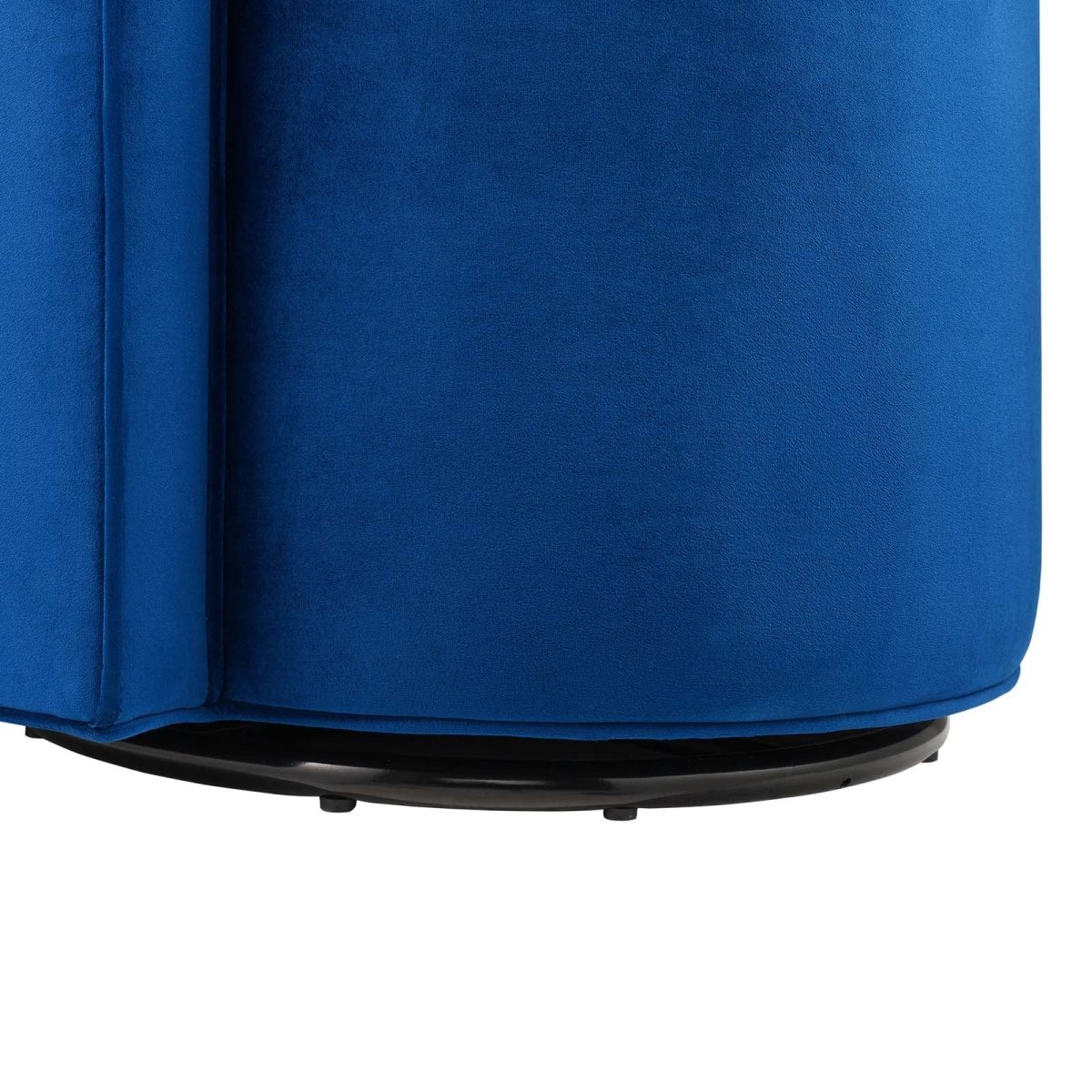 Della Performance Velvet Fabric Swivel Chair - BUILDMYPLACE