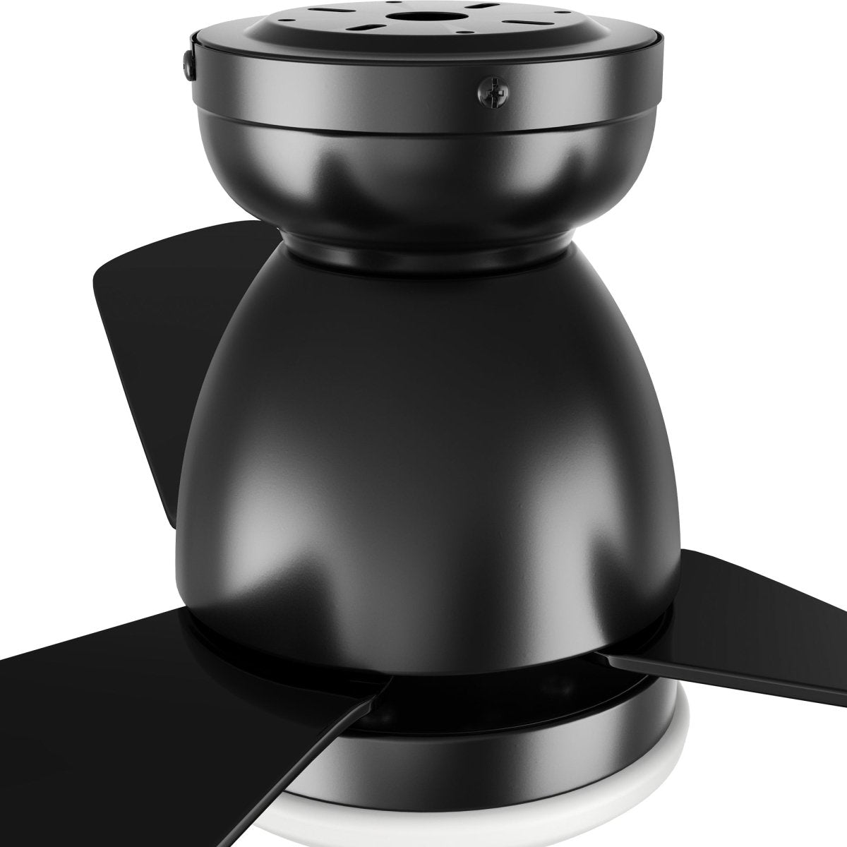 DENVER 52 inch 3 - Blade Flush Mount Smart Ceiling Fan with LED Light & Remote - LEDMyPlace