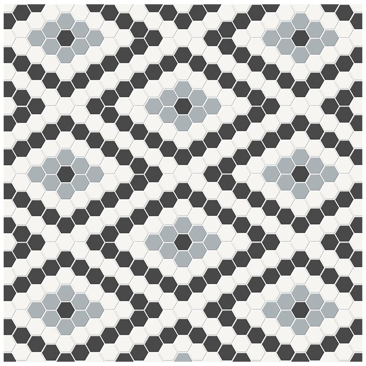 Diamond Soho Dawn Blend Matte Glazed Porcelain Mosaic - BUILDMYPLACE