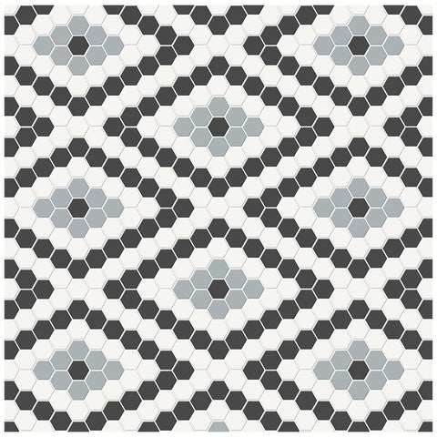 Diamond Soho Dawn Blend Matte Glazed Porcelain Mosaic