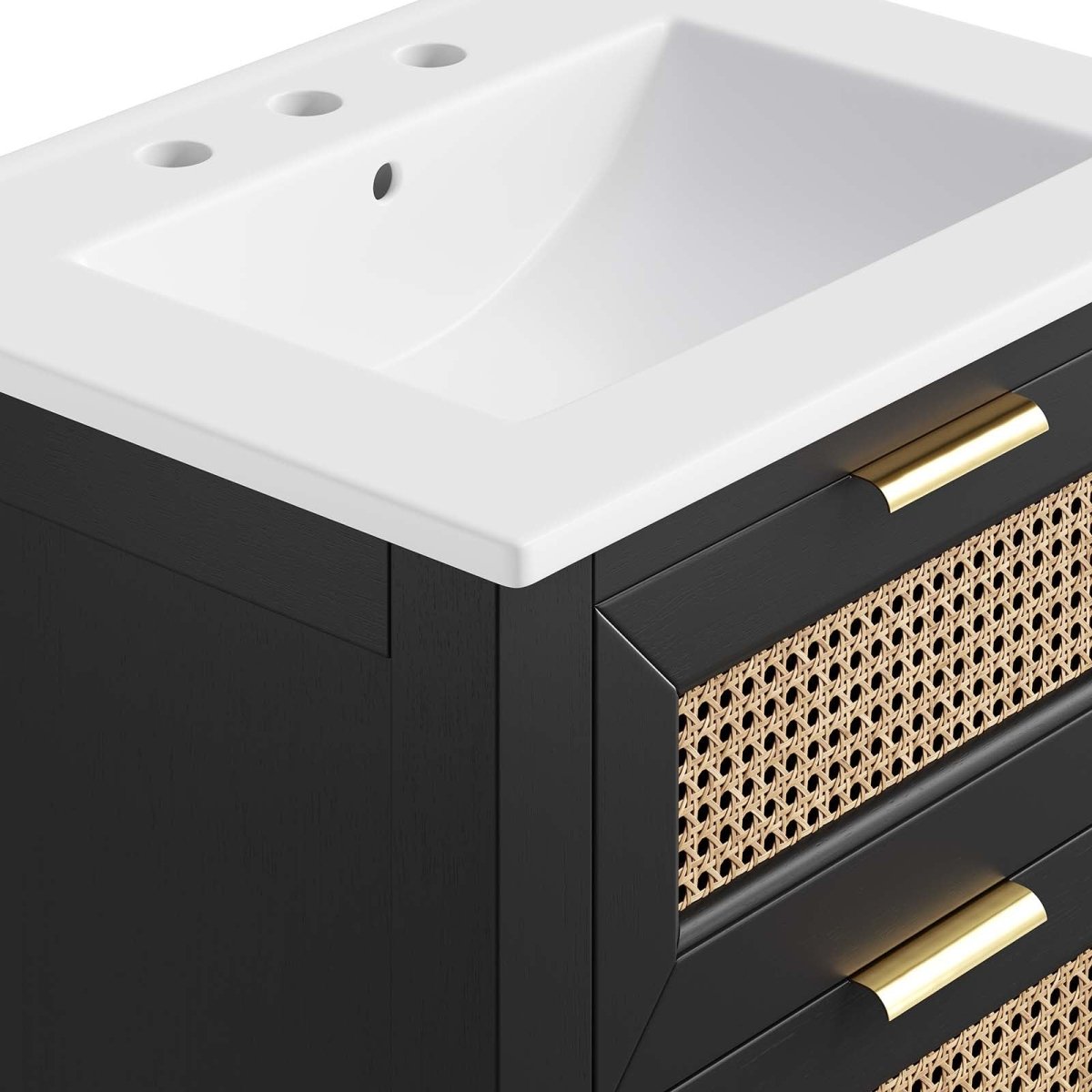 Dixie 24" Solid Wood Bathroom Vanity - BUILDMYPLACE