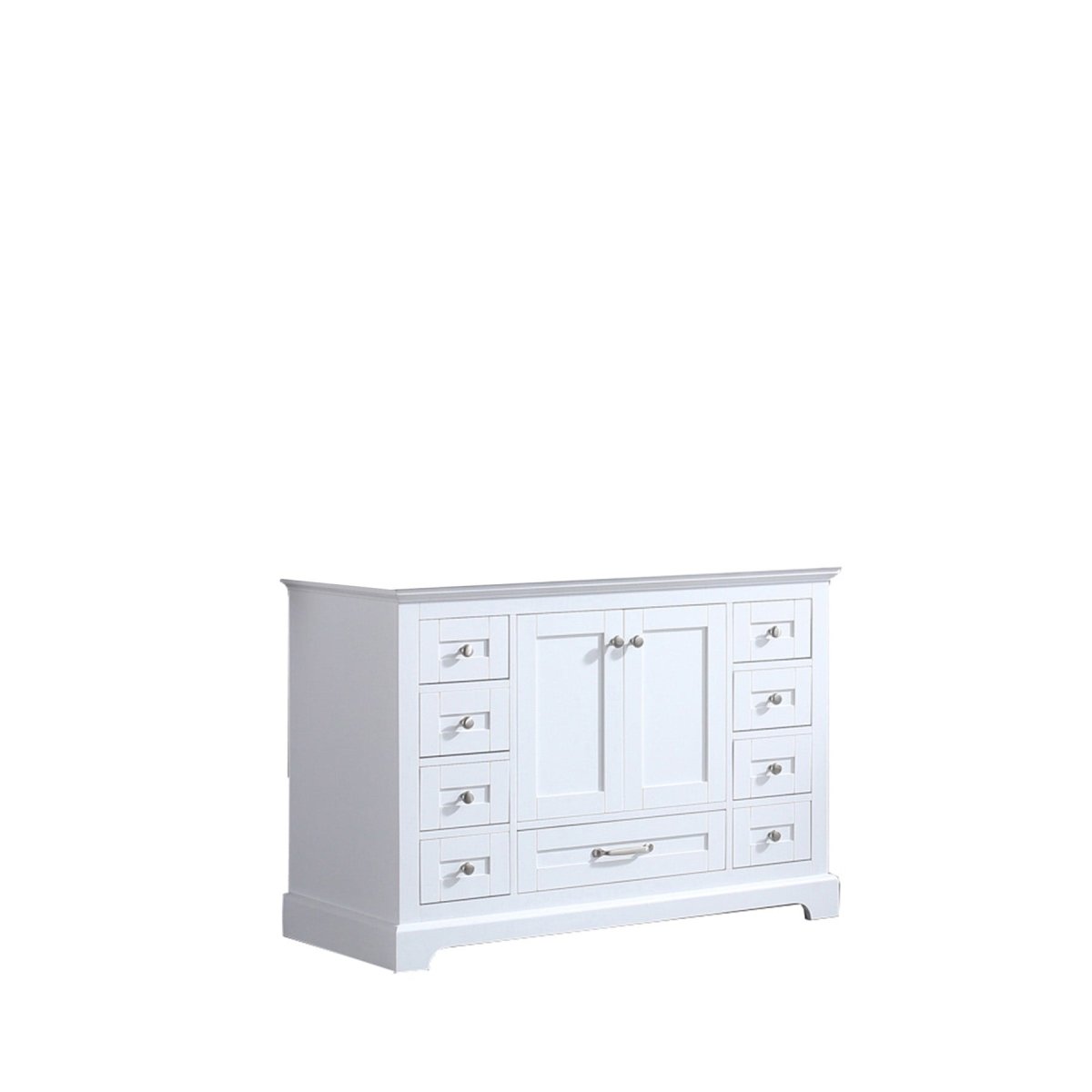 Dukes 48" White Vanity Cabinet Only - BUILDMYPLACE