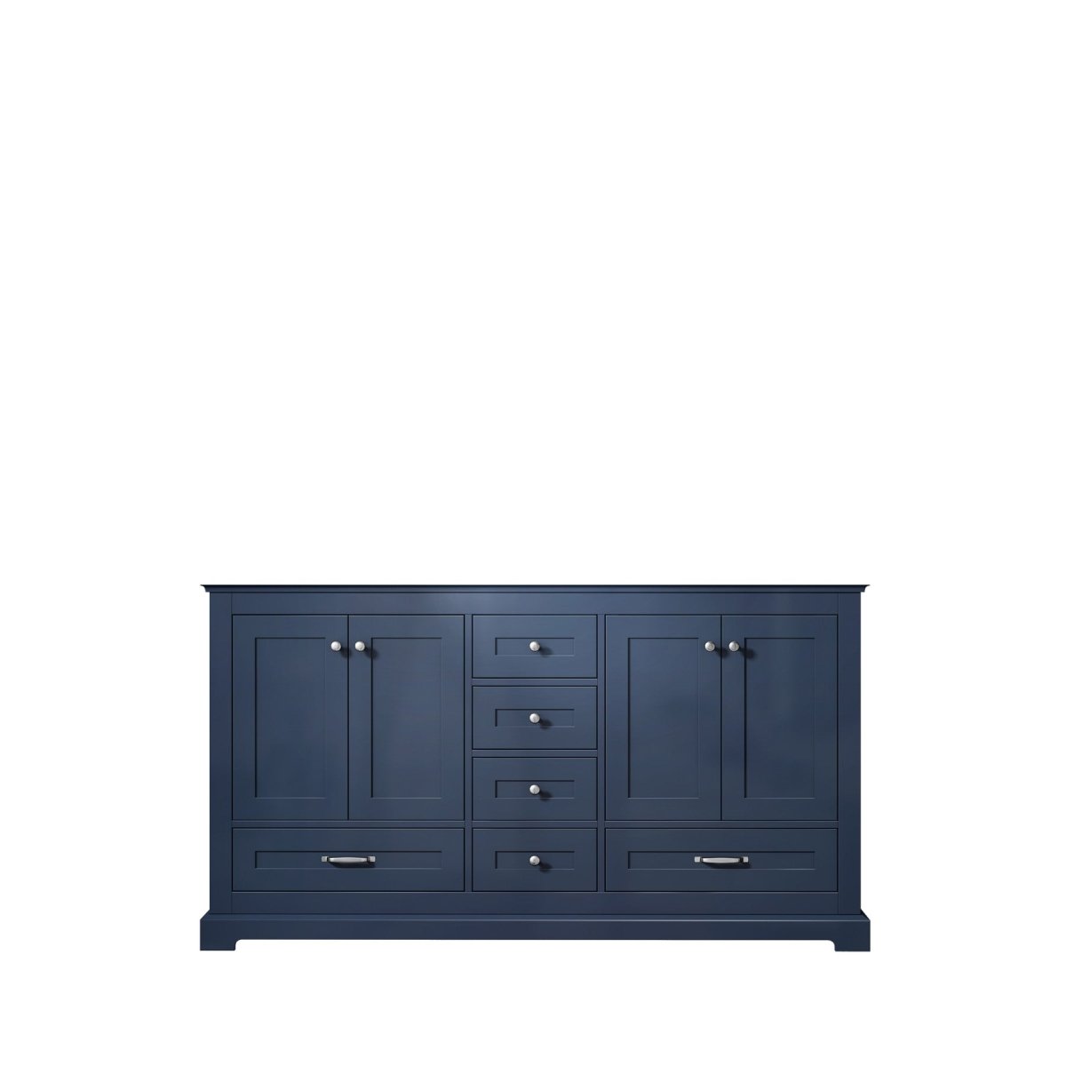 Dukes 60" Navy Blue Vanity Cabinet Only - BUILDMYPLACE