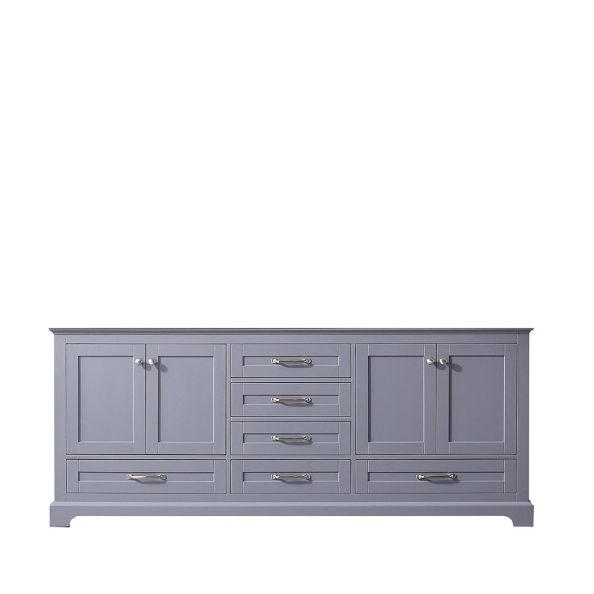 Dukes 80" Dark Grey Vanity Cabinet Only - BUILDMYPLACE