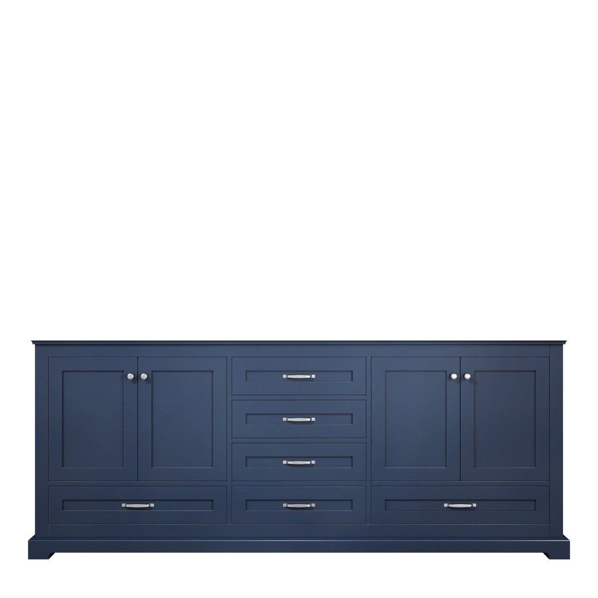 Dukes 80" Navy Blue Vanity Cabinet Only - BUILDMYPLACE