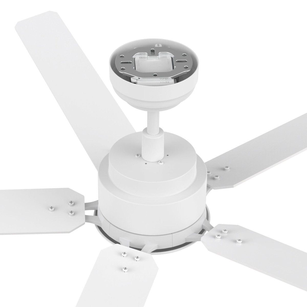 DUNKIRK 60 inch 5 - Blade No Light Ceiling Fan with Remote - LEDMyPlace